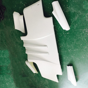 Untuk 1989-1993 Nissan <span class=keywords><strong>Skyline</strong></span> R32 TS gaya <span class=keywords><strong>Diffuser</strong></span> belakang (7 buah/set) dengan 2 temukan Tengah dan <span class=keywords><strong>4</strong></span> sisi Addon serat kaca - Product Image 6