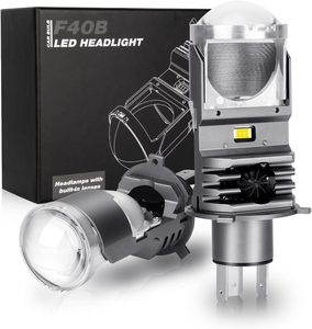 Projektör Lens z-şekilli kesme hattı tak & çalıştır sol el sürücü Led ampul 60W 60 6000K serin beyaz H4 Led farlar - Product Image 1