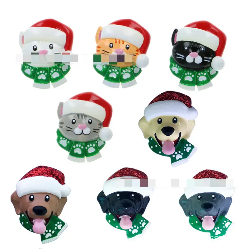 Newstar Family Ornament resina White Christmas Tree Ornament adornos navideños para mascotas
