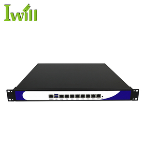 Venta al por mayor 1U Pfsense Core I3 8100T servidor de red cuádruple Win7 8 10 Linux DDR4 VGA 2USB 8LAN sistema informático con cortafuegos y VPN - Product Image 2