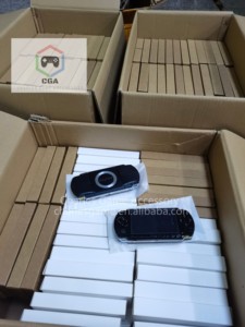 CGAオリジナルPSP1000ポータブルゲームプレーヤーコンソール-改装済み (テスト & ワーキング)