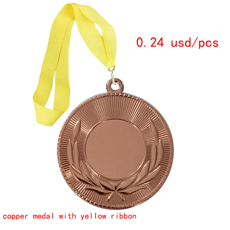 Copper with yellow ribbon
