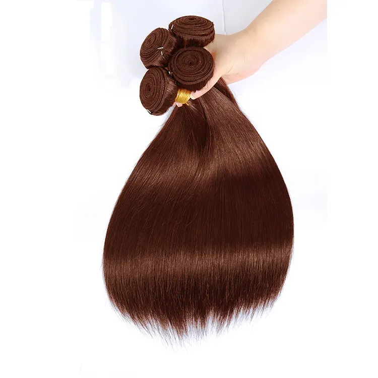 Оптовая продажа, натуральные волосы с выравненной кутикулой, бразильские прямые волосы, пряди Aliexpress, онлайн-покупки, наращивание человеческих волос Remy #4
