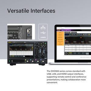 Gsa/s 샘플 속도 및 4 개의 아날로그 채널을 1.25 12 비트 수직 해상도의 RIGOL DHO914 125MHz 디지털 오실로스코프 - Product Image 3