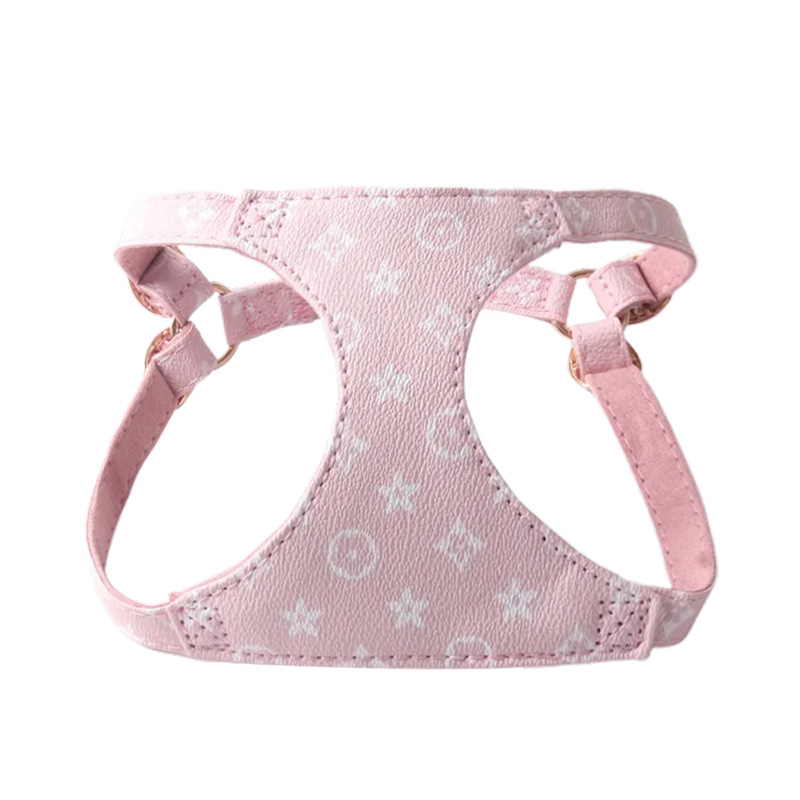 Harnais gilet rose