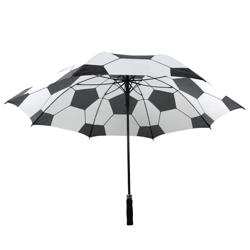 Parapluie-logotipo personalizado de Golf, apertura automática, 1 capa, 130CM, 30 pulgadas