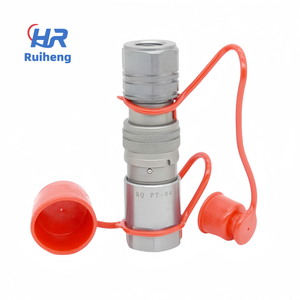 瑞恒1/2英寸SAE螺纹3/8英寸平面液压快速连接耦合器组 - Product Image 4