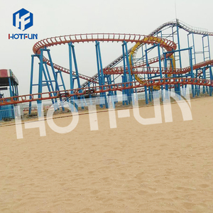 Daring Intense High-speed Unpredictable Exciting Wild Five Ring Roller Coaster for Sale - Product Image 4