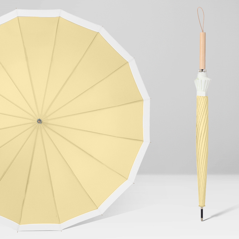 Ginger yellow straight handle