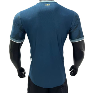 24-25マルセイユアウェイプレーヤーバージョンカスタムスパンデックスコットンサッカージャージー卸売男サッカージャージー洗浄技術 - Product Image 1