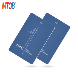 Fudan M1 1k ชิป RFID คีย์การ์ดโรงแรม IHG ONE รางวัลคีย์การ์ดสําหรับล็อค Kaba Saflok ที่ไม่ตั้งโปรแกรม