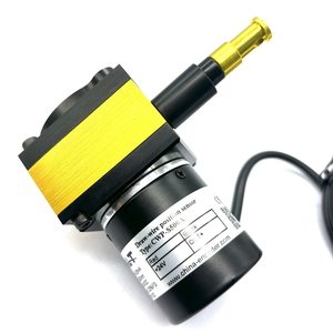 Codificador de cable de extracción sensor de posición de desplazamiento lineal 500/1000/1500/2000mm 4-20mA Salida 0-5V 0-10V Potenciómetro serie CWP