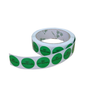 Vinyl Paper <strong>Qc</strong> <strong>Label</strong> Color Quality Control Sticker Tamper Evident <strong>Qc</strong> Pass Warranty Stickers