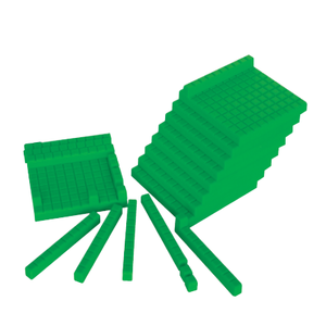 Gelsonlab HSMM-046 eğitim plastik bankası on Set, erken matematik manipülatif çocuklar için öğretmek numarası kavramları yer değer ve ses - Product Image 3