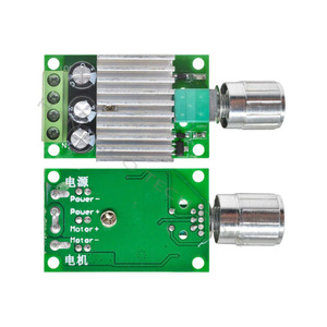 12 v24v 10A PWM DC regolatore del motore regolatore ad alta potenza DC regolazione della velocità temperatura e interruttore di oscuramento - Product Image 4