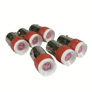 หลอดไฟนำร่อง LSTD-2R ใหม่หลอดไฟ LED ฐาน BA9S 24VAC/AC 10/11mA รับประกัน6 12เดือน - Product Image 1