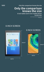 Tableta con ventana de 8 pulgadas, 4GB de RAM, 64GB de ROM, tableta con ventana de 8 pulgadas, IPS para el hogar, 1280x800, 2MP + 5MP, tableta con cámara - Product Image 3