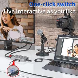 Tarjeta de captura de vídeo de doble canal Acasis, interruptor HD USB3.0 4K60fps, grabadora de caja en vivo, transmisión en vivo, grabación de vídeo