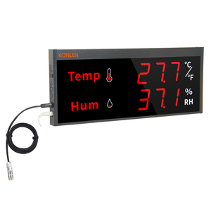 Tuya Smart Llife Big Screen WIFI Temperature Humidity Sensor Digital Hygrometer Thermometer Alarm <strong>Remote</strong> Home Monitoring