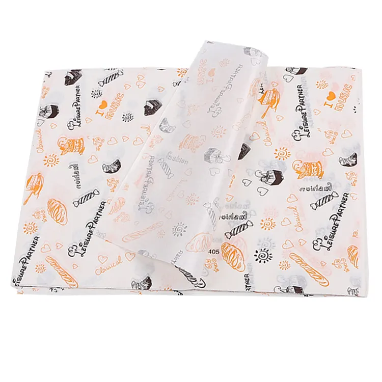 Butter Wrapping Paper Greaseproof Paper For Burger Wrap