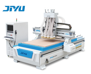 Máquina de corte CNC de anidamiento JIYU CH4, enrutador CNC automático para línea de producción de muebles - Product Image 1