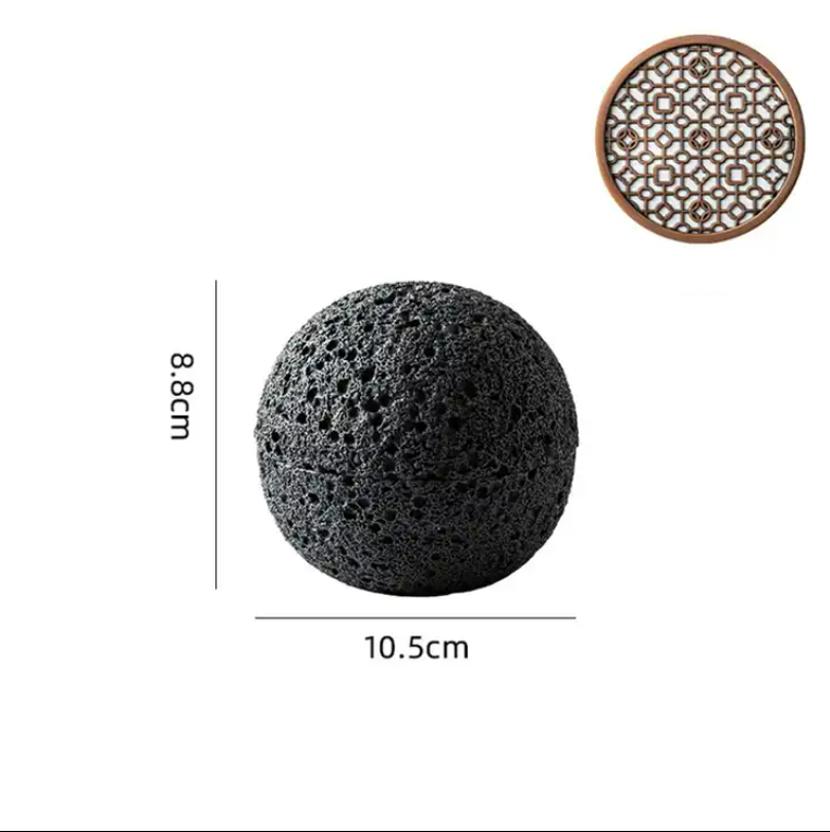 Boule ronde de 10,5 x 8,8 cm