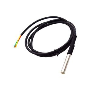 Acero inoxidable impermeable Ds18b20 sonda de temperatura Sensor de temperatura 18B20 Sensor de temperatura y humedad Sensor DS18B20 - Product Image 1