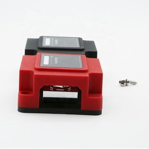 Red Black 8xM10 Studs Bus Bar <strong>400A</strong> 12V 48V DC Power Distribution Block Positive and Negative <strong>Busbar</strong> - Product Image 5