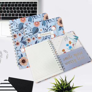 Bloc de notas personalizado con impresión en espiral, libreta personalizada con cubierta dura, diario, impresión con bolsillo, venta al por mayor - Product Image 5