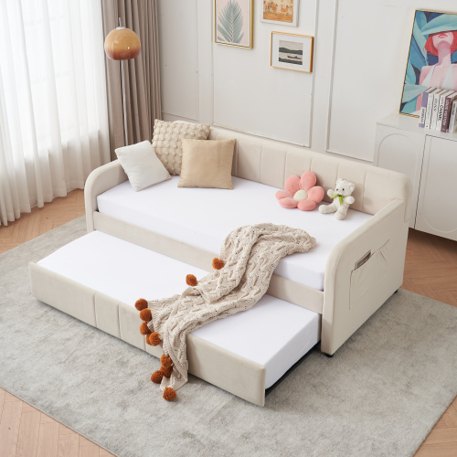 Beige + MDF + Ferro + Velluto + Schiuma