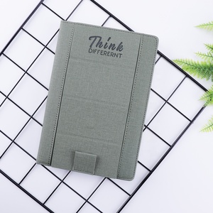 Agenda creativa de cuero Pu A5, con soporte para tarjetas, bolígrafo y soporte para teléfono, cuaderno - Product Image 3