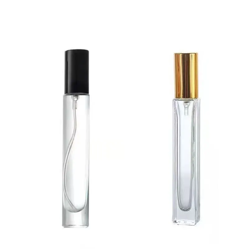Personalizzazione Mini vetro profumo Spray pompa flacone 1ml 2ml 5ml 10ml tubo disegnato per profumo olio essenziale contenitore del campione