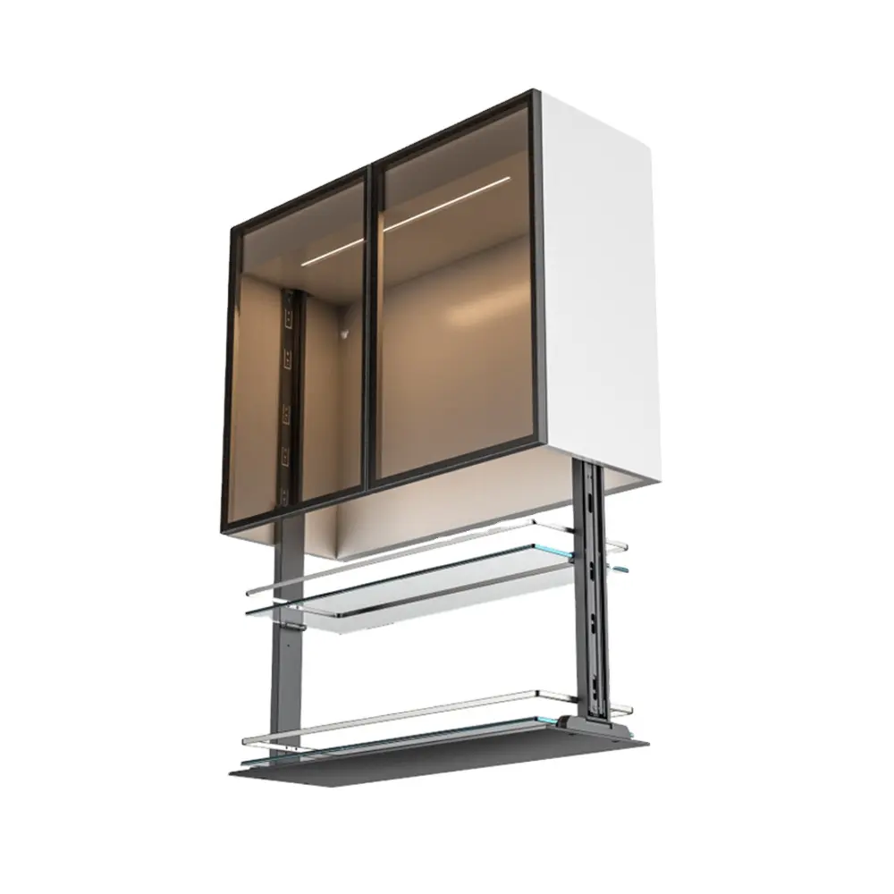 ROEASY Australia perabot dapur standar Eropa pintu angkat cerdas dapur modern furnitur dapur kabinet dapur terjangkau