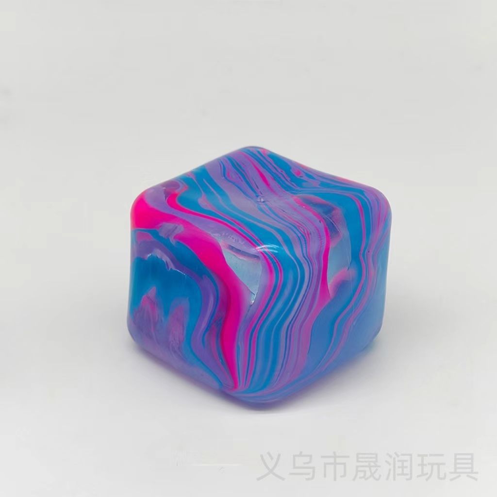 Caramelo de malta cuadrado rayado de 55 pulgadas, morado, bolsa OPP, alta calidad.