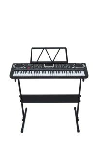 Teclado con 3 pantallas digitales para niños, instrumento electrónico de plástico con salida de entrada de Audio, 61 teclas - Product Image 5