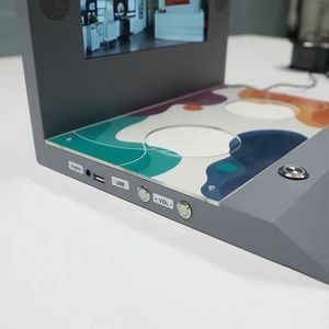 Neues Design Interaktiver Touchscreen Tabletop Digital Signage Display Stand mit LED und Ladung - Product Image 4