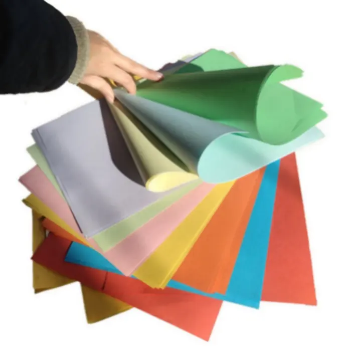 กระดาษออฟเซตไร้กระดาษเคลือบผิว 80 กรัมกระดาษออฟเซตสีขาวพร้อมเส้นใยสี 70 แกรมม้วนไร้กระดาษ