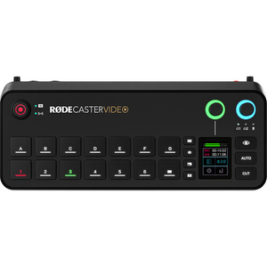 Rodecaster Video All-In-One Production Console Mezclador alimentado con 4x HDMI y 2 entradas de 2 a 1, 20x fuentes de audio - Product Image 1