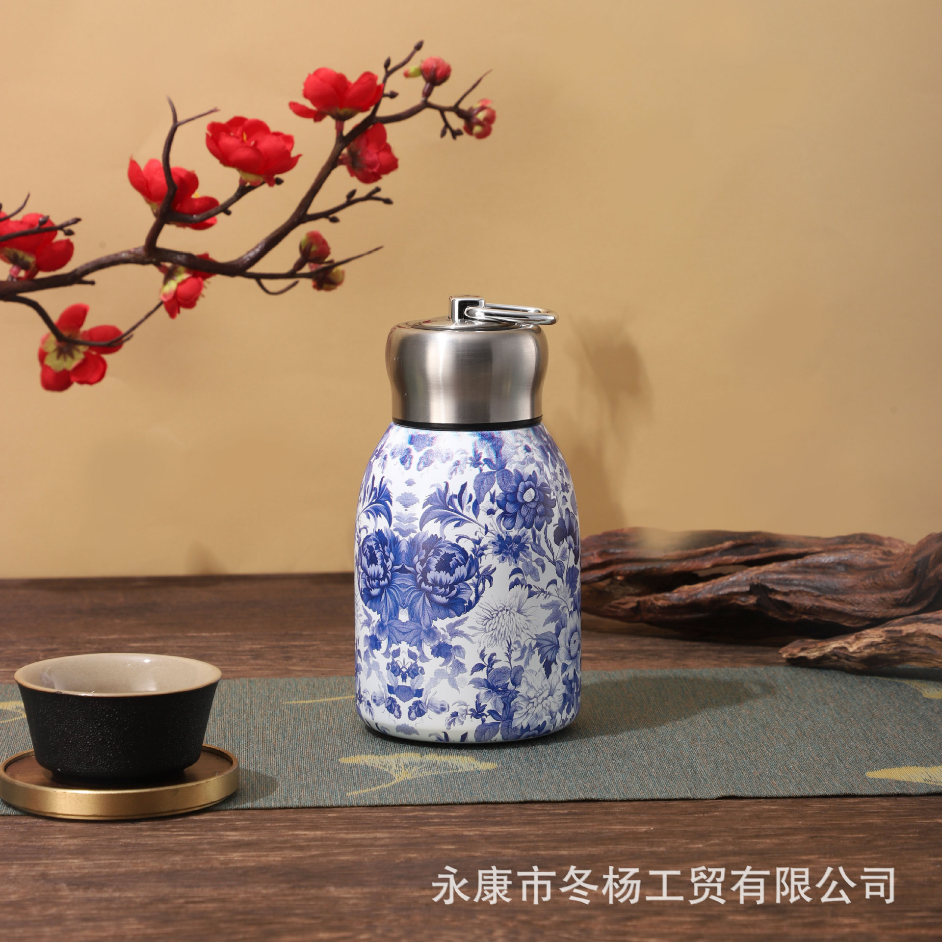 Porcelaine bleue et blanche