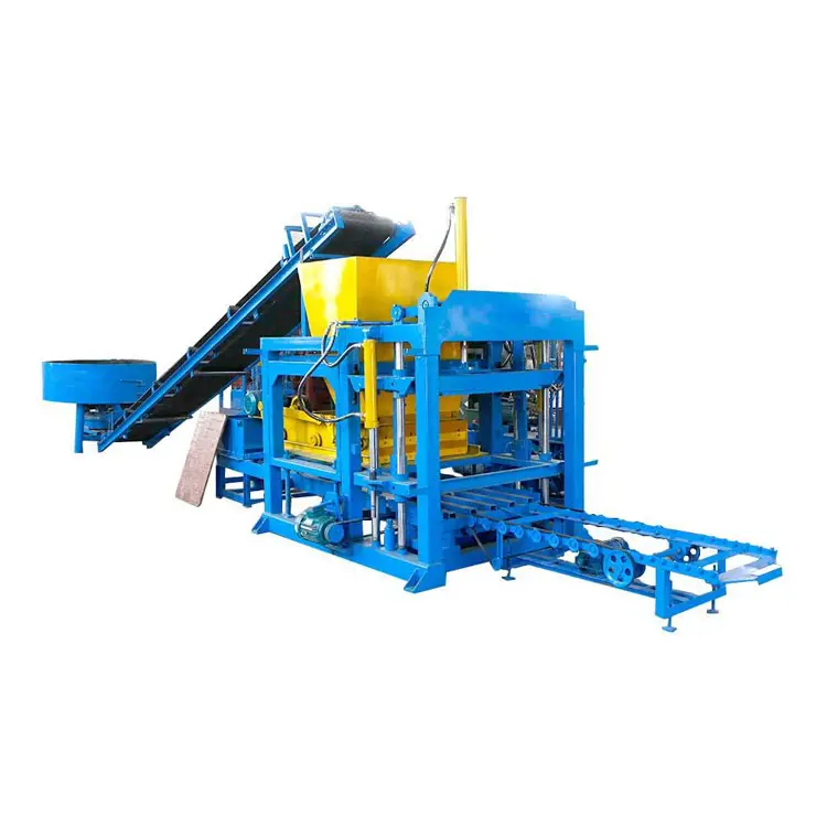 QT4-20 máquina de tijolo hidráulico do bloco de concreto da maquinaria da mistura da planta aac para venda
