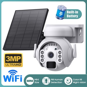 กล้องรักษาความปลอดภัย4G ที่ดี3M พิกเซลการรับรู้ภาพบุคคล IR แบตเตอรี่ขนาดเล็กกล้องพลังงานแสงอาทิตย์ไร้สายสำหรับใช้ในบ้านกลางแจ้ง - Product Image 3