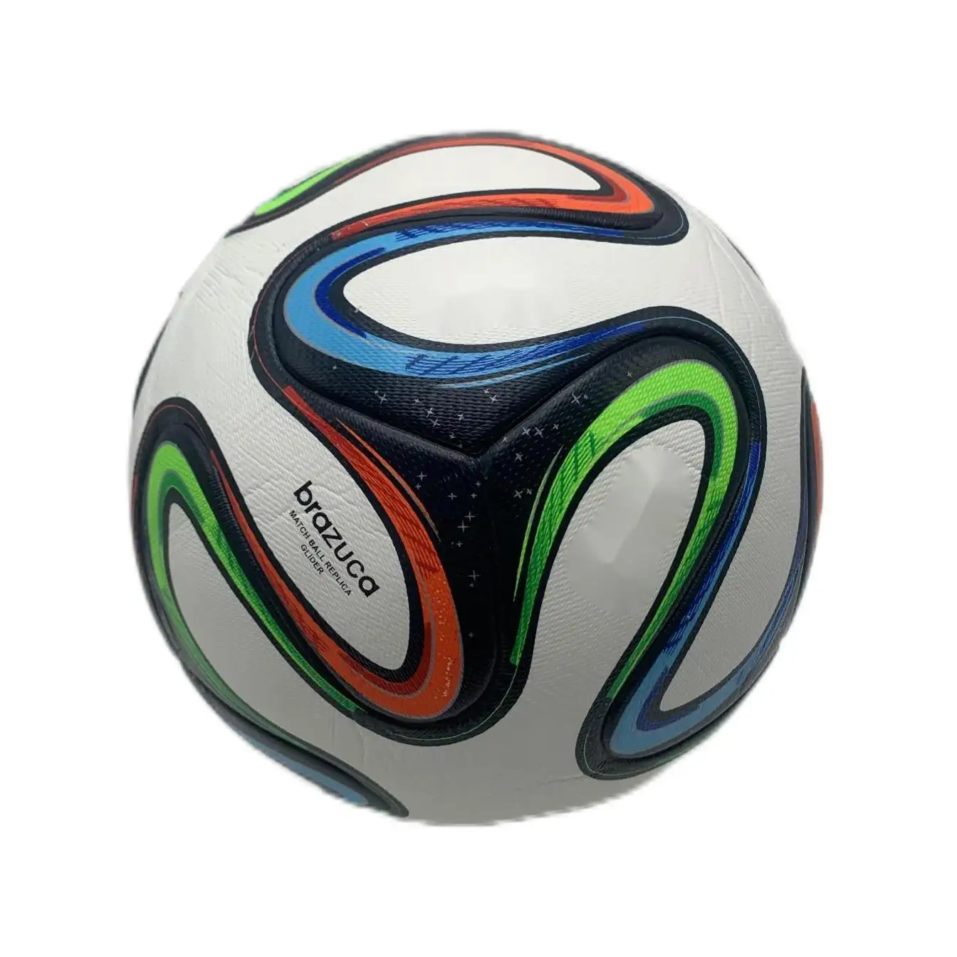 Brazil 2014 Official Football Match High-end Seamless Leather Football 5 Size Customised Logo BRAZUCA