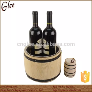 Özel büyük 3L rustik ahşap buz kovası çevre dostu sürdürülebilir soğutucu maşa ile şarap ve bira için geri dönüştürülebilir parti kullanımı için - Product Image 3