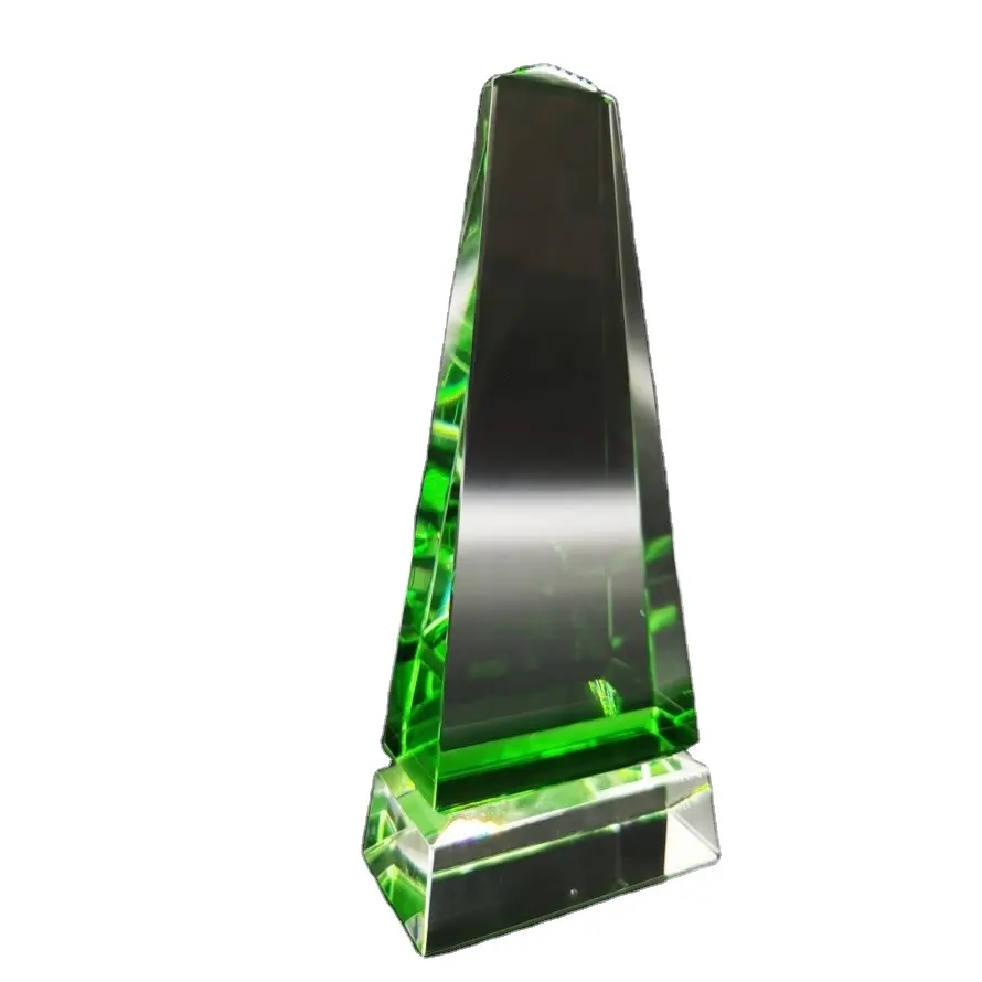Fornecimento de placas de cristal personalizadas com fotos vencedoras de prêmios K9 Troféu de cristal em branco