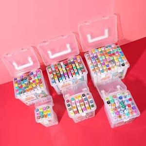 Set di 12 colori marcatori artistici a doppia punta per adulti e bambini punte a scalpello per il disegno