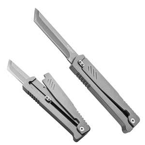 Hot SKD-11Stainless thép trọng lực bỏ túi dao sắc nét cơ khí dao dành cho người lớn quốc phòng dao với vành đai di động Clip - Product Image 1