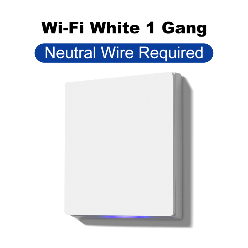 White(WiFi EU-1 Gang)