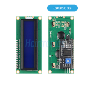 Modulo LCD1602 1602 1602A modulo LCD blu/giallo verde schermo schermo IIC I2C adattatore interfaccia acrilico Shell schermo per tastiera