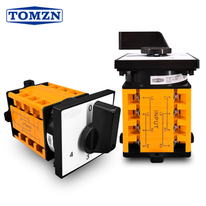 TOMZN TO4T1-75A <strong>4</strong> Steps <strong>4</strong> <strong>Input</strong> <strong>1</strong> <strong>Output</strong> Cam Changeover Switch 230V 75A Single Phase 0-<strong>1</strong>-2-3-<strong>4</strong>
