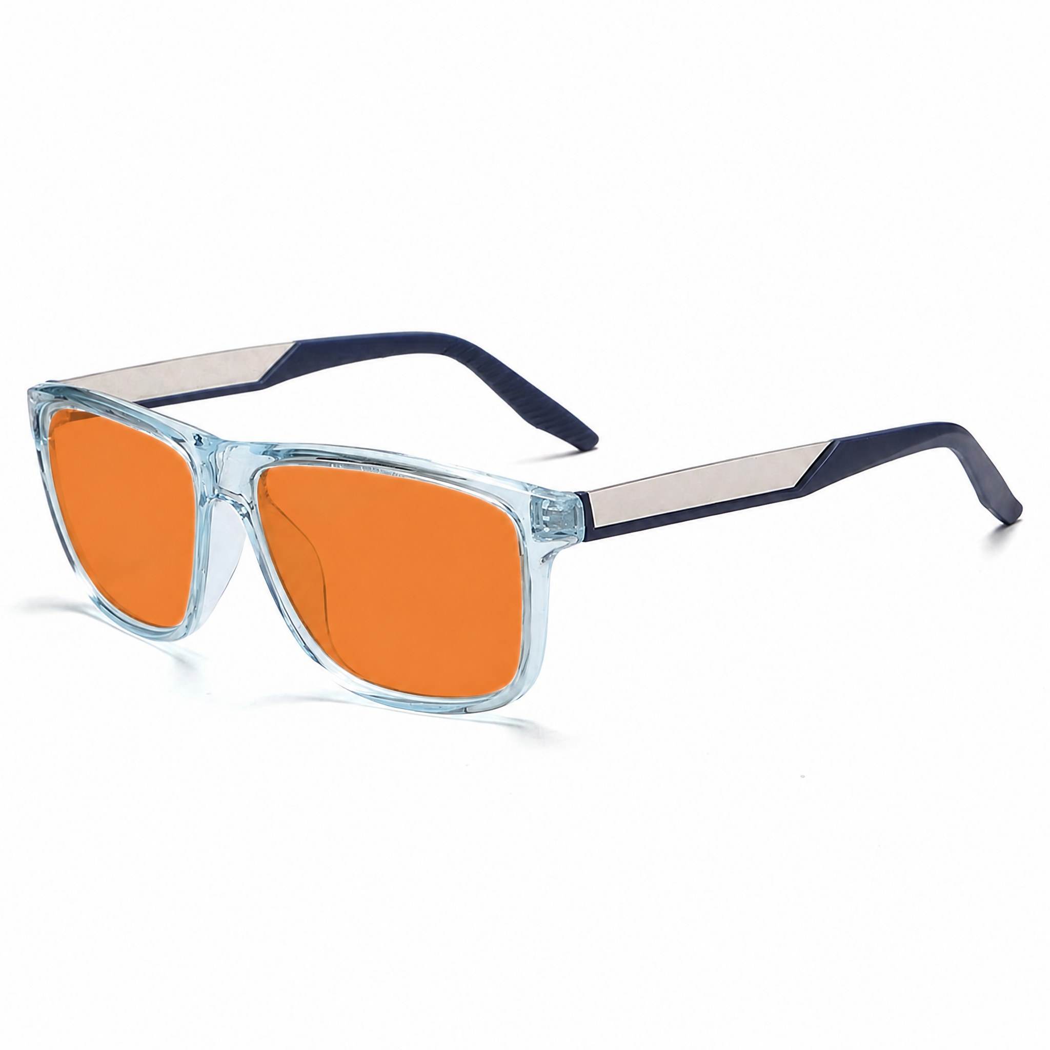 Transparent blue-Orange